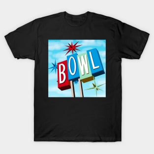 Bowl Sign, Background 3 T-Shirt